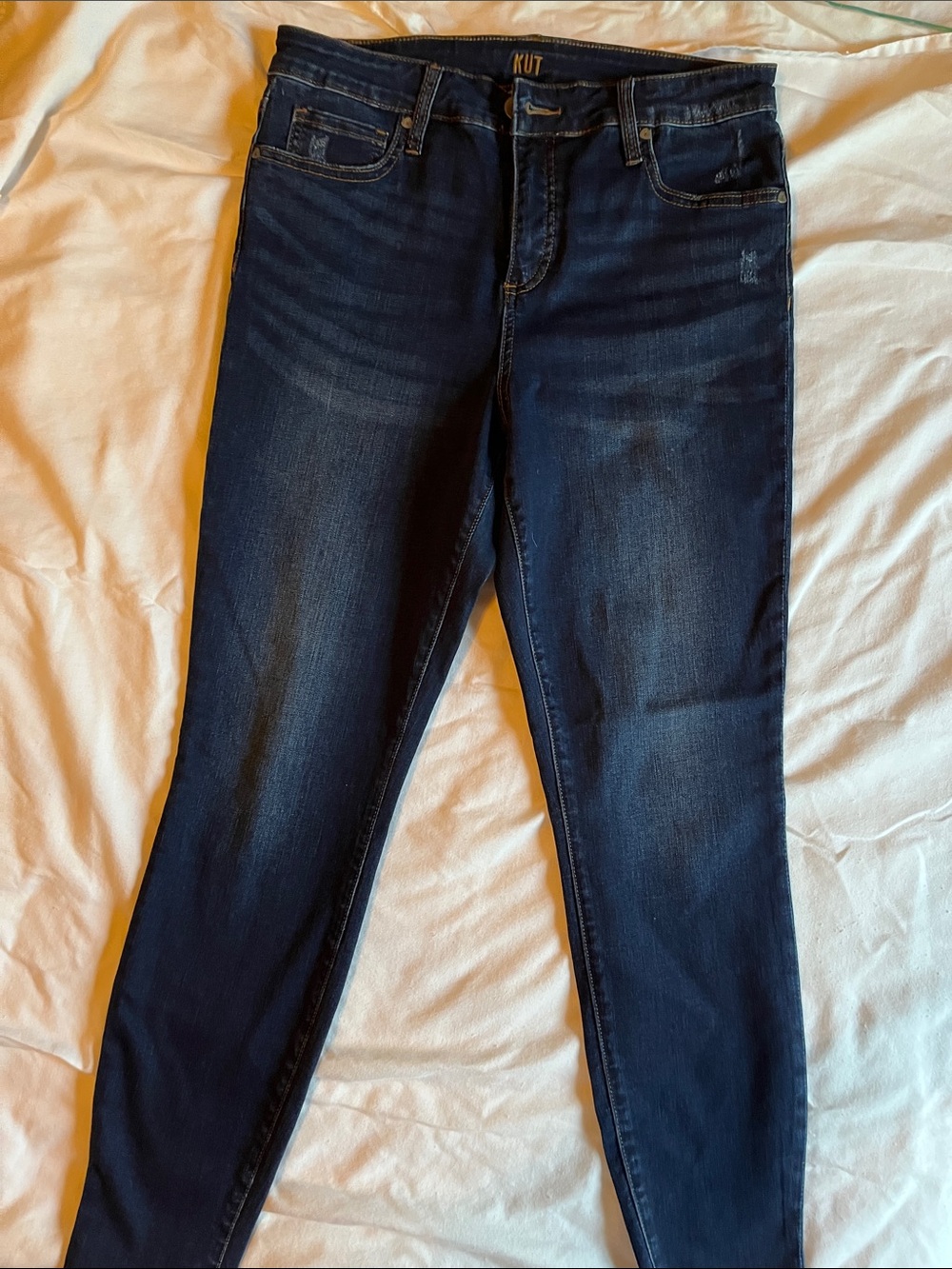 Kut from the Kloth Deep Indigo Skinny Jeans
